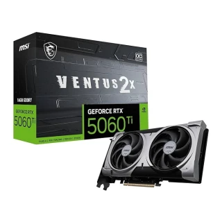 MSI GeForce RTX 5060 Ti 16G Ventus 2X Plus 16GB GDDR7 Graphics Card