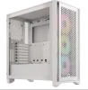 Corsair iCUE 4000D RGB Airflow Tempered Glass Mid-Tower ATX Gaming Case – White (CC-9011241-WW)