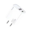 TRUSMI PD20W USB-C + USB-A Fast Charger Set with 60W USB-C to USB-C Cable (US Plug) – White