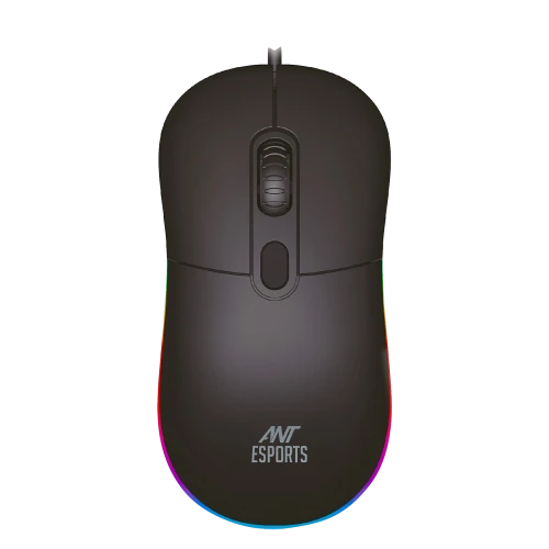 Ant Esports GM40 2400DPI RGB Wired Gaming Mouse Black
