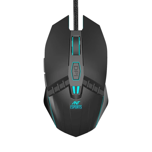 Ant Esports GM50 3600 DPI RGB Wired Gaming Mouse Black