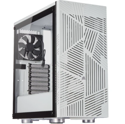 Corsair 275R Airflow Tempered Glass Mid-Tower ATX Gaming Case – White (CC-9011182-WW)