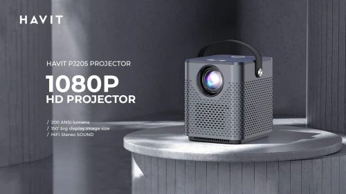 HAVIT Prime Quartz Projector PJ205 P — Full HD Smart Projector