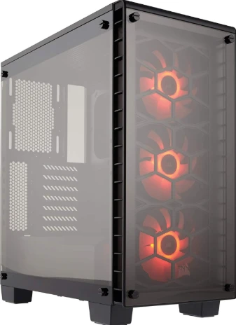 CORSAIR Crystal Series 460X RGB Compact ATX Mid‑Tower PC Case — CC‑9011101‑WW