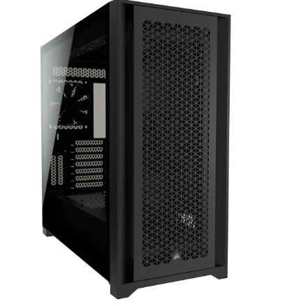 CORSAIR iCUE 5000D Airflow Mid‑Tower ATX PC Case — CC‑9011210‑WW (Black)