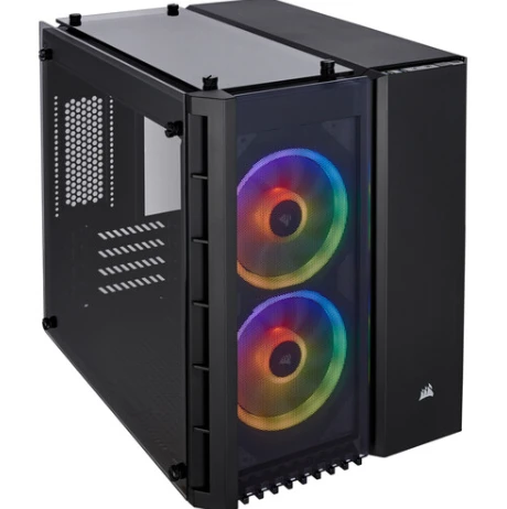 CORSAIR Crystal Series 280X RGB Micro‑ATX PC Case — CC‑9011135‑WW