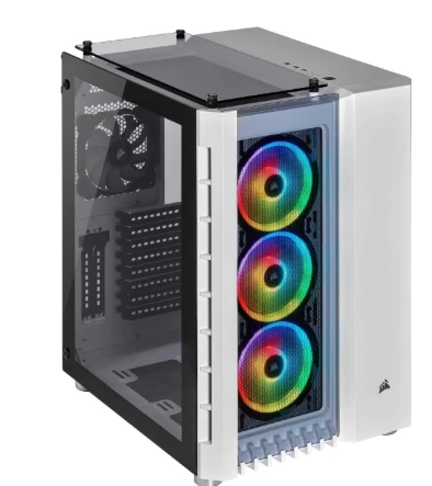 CORSAIR Crystal Series 680X RGB High Airflow Mid‑Tower ATX PC Case — CC‑9011169‑WW (White)