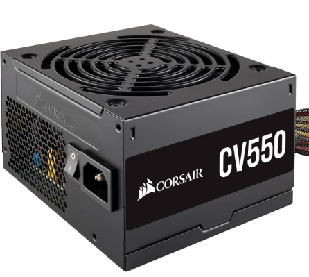 Corsair CV Series™ CV550 — 550 W 80 PLUS® Bronze Certified Power Supply Unit (PSU)