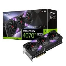 PNY GeForce RTX 4070 Ti SUPER 16GB TF RGB OC VGA Card — Overclocked Triple‑Fan RGB Edition