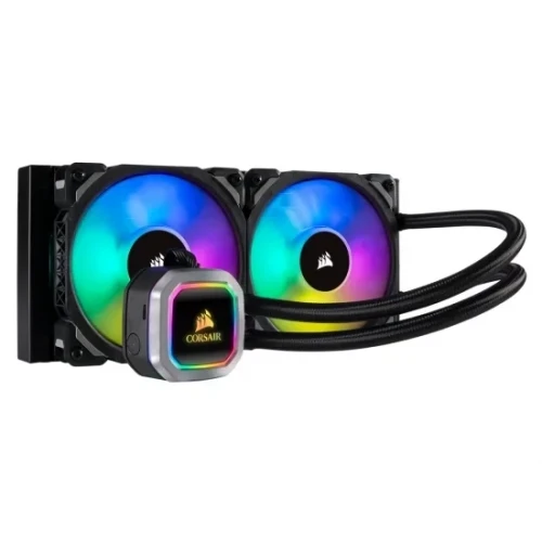 Corsair Hydro Series H100i RGB PLATINUM 240mm Liquid CPU Cooler – CW‑9060051‑WW