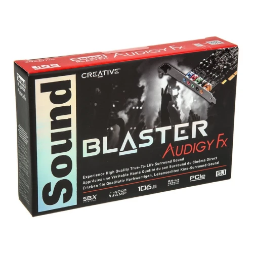 Creative Sound Blaster Audigy FX PCIe 5.1 Channel Sound Card