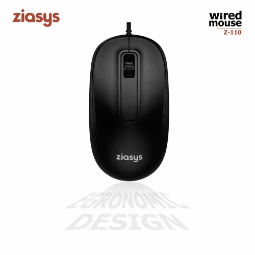 Ziasys Z-110 Wired Optical Mouse