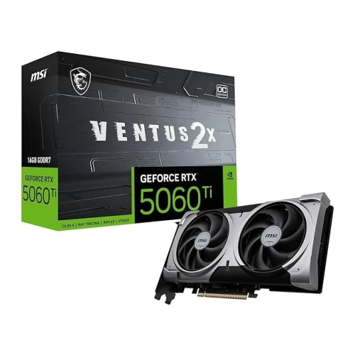 MSI GeForce RTX 5060 Ti 16G Ventus 2X Plus 16GB GDDR7 Graphics Card