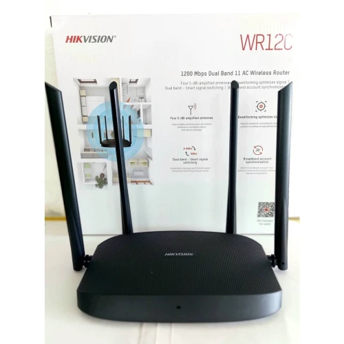 Hikvision DS-3WR12C AC1200 Dual-Band Wireless Router