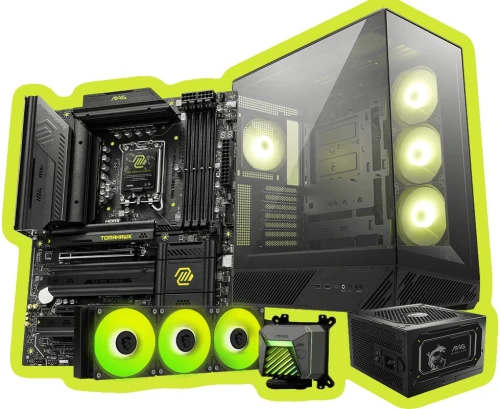 MSI MAG PANO 130R PZ ATX Panoramic Gaming Casing