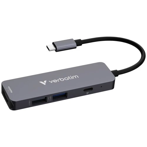 Verbatim USB-C Essentials Multiport Hub – 4 Ports