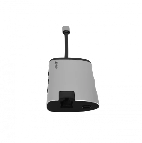 VERBATIM USB-C TM MULTIPORT HUB 3.1 Gen 1/ USB 3.0X3/ HDMI/ SDHC/ Micro SDHC/ RJ45