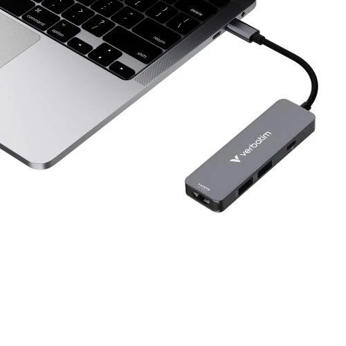 VERBATIM USB-C ESSENTIALS MULTIPORT HUB 4 PORT