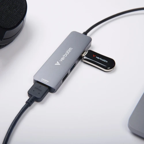 VERBATIM USB-C ESSENTIALS MULTIPORT HUB 4 PORT