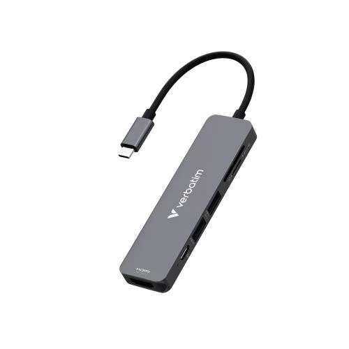 VERBATIM USB-C ESSENTIALS MULTIPORT HUB 6 PORT