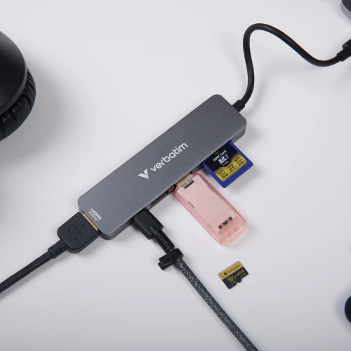 VERBATIM USB-C ESSENTIALS MULTIPORT HUB 6 PORT