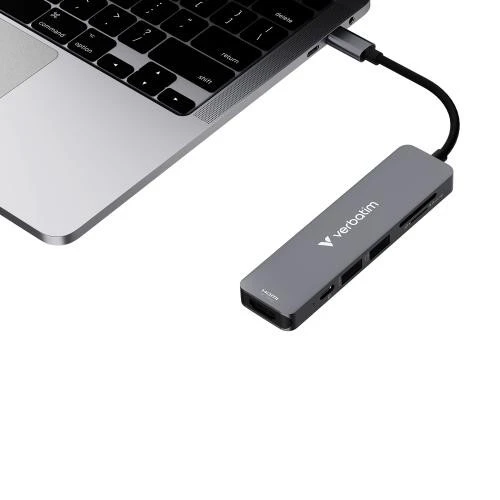 VERBATIM USB-C ESSENTIALS MULTIPORT HUB 6 PORT