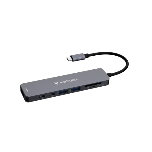 VERBATIM USB-C ESSENTIALS MULTIPORT HUB 7 PORT