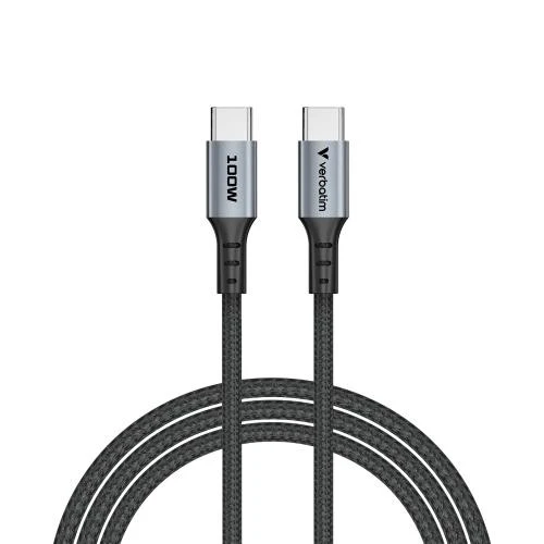 VERBATIM Sync & Charge USB‑C to USB‑C Cable 100W (120 cm)