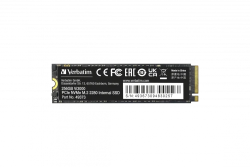Verbatim Vi3000 PCIe NVMe™ M.2 SSD 256GB