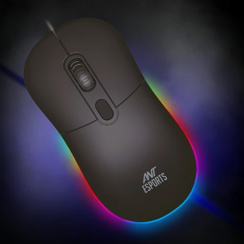 Ant Esports GM40 2400DPI RGB Wired Gaming Mouse Black