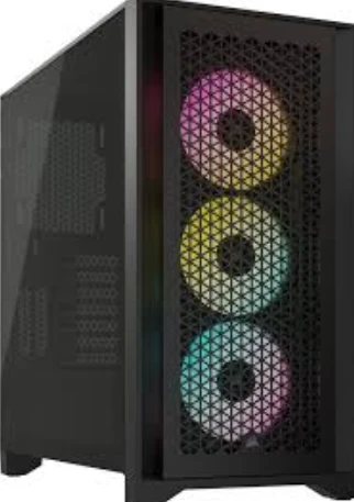 Corsair iCUE 4000D RGB Airflow Tempered Glass Mid-Tower ATX Gaming Case – Black (CC-9011240-WW)