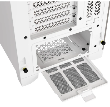 Corsair iCUE 4000D RGB Airflow Tempered Glass Mid-Tower ATX Gaming Case – White (CC-9011241-WW)