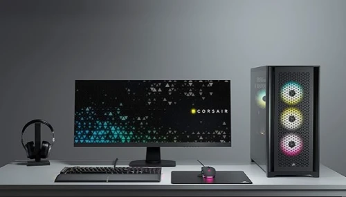 CORSAIR iCUE 5000D Airflow Mid‑Tower ATX PC Case — CC‑9011210‑WW (Black)