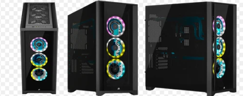 CORSAIR iCUE 5000D RGB Airflow Mid‑Tower ATX PC Case — CC‑9011242‑WW (Black)