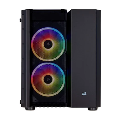 CORSAIR Crystal Series 280X RGB Micro‑ATX PC Case — CC‑9011135‑WW