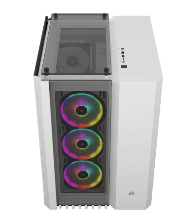 CORSAIR Crystal Series 680X RGB High Airflow Mid‑Tower ATX PC Case — CC‑9011169‑WW (White)