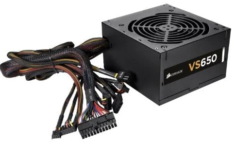 Corsair VS Series™ VS650 — 650 W 80 PLUS® White Certified Power Supply Unit (PSU) — CP‑9020172‑UK