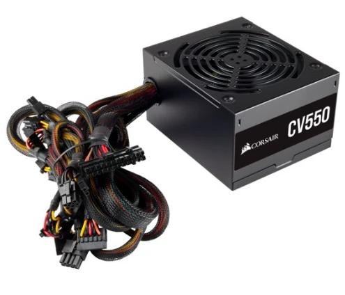 Corsair CV Series™ CV550 — 550 W 80 PLUS® Bronze Certified Power Supply Unit (PSU)