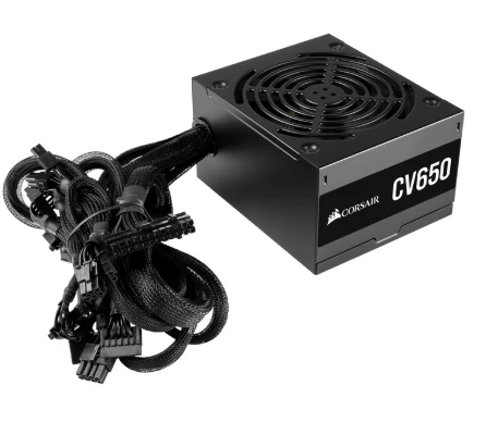 Corsair CV650 650 Watt 80+ Bronze Certified ATX PSU.
