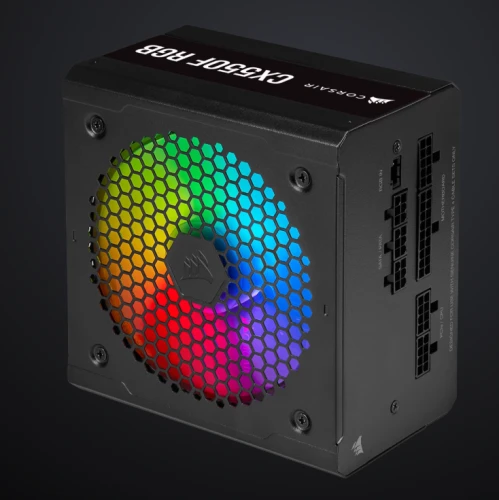 Corsair CX Series™ CX550F RGB — 550 Watt 80 Plus® Bronze Certified Fully Modular RGB PSU CP-9020216-UK
