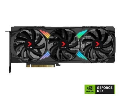 PNY GeForce RTX 4060 Ti 8GB TF ARGB Graphics Card — XLR8 Gaming VERTO EPIC‑X Triple‑Fan