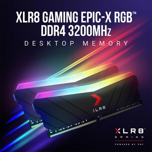 PNY XLR8 8GB DDR4 3200MHz Desktop RAM with RGB