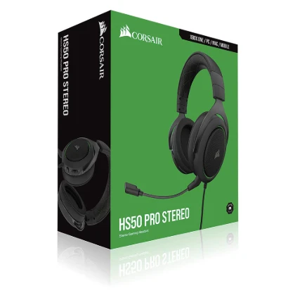 CORSAIR HS50 Pro-Green Gaming Headphone CA-9011216-AP
