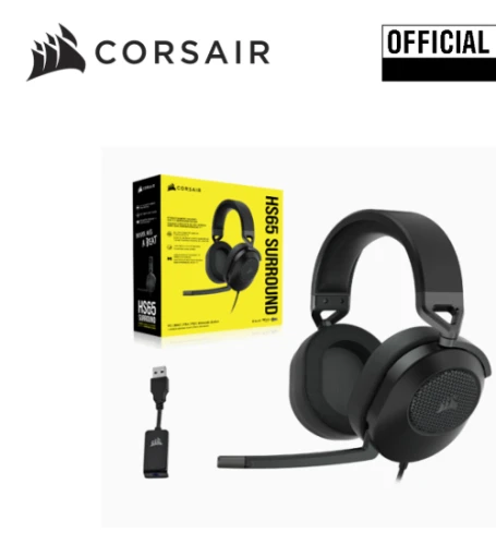 Corsair HS65 Gaming Headset – Carbon
