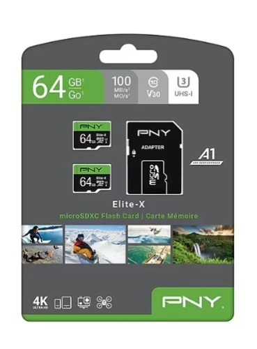 PNY 64GB MicroSD Elite-X
