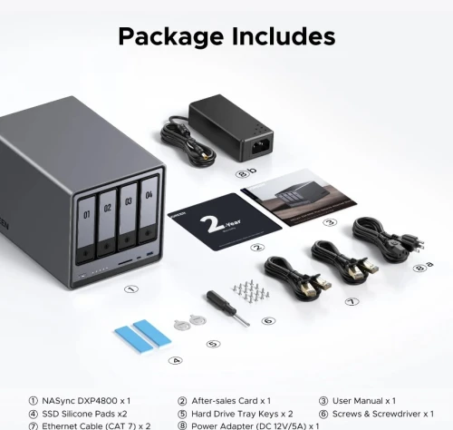 UGREEN NASync DXP4800 Plus 4‑Bay NAS Storage System