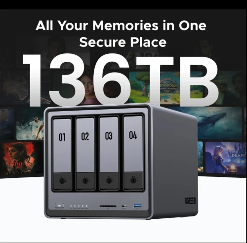 UGREEN NASync DXP4800 4‑Bay NAS Storage System