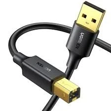 UGREEN USB 2.0 Type-A Male to Type-B Male Printer Cable 5m – Gold-Plated (US135 / 10352)