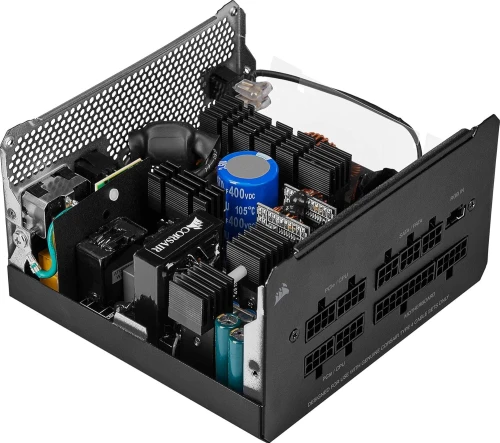 Corsair CX650F RGB, 80 PLUS Bronze Fully Modular ATX Power Supply (80 PLUS Bronze Certified, 120 mm RGB Fan, Optimised for Low Noise, 105°C Japanese Capacitors, Compact 140 mm Long Casing) Black CP-9020217-UK