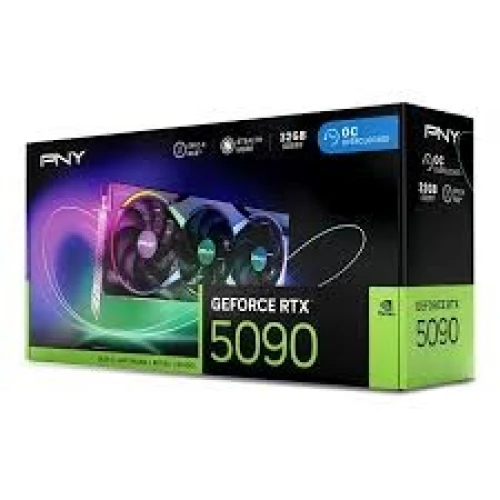 PNY GEFORCE RTX 5090 32GB TRIPLE FAN OVER CLOCKED GRAPHICS CARD